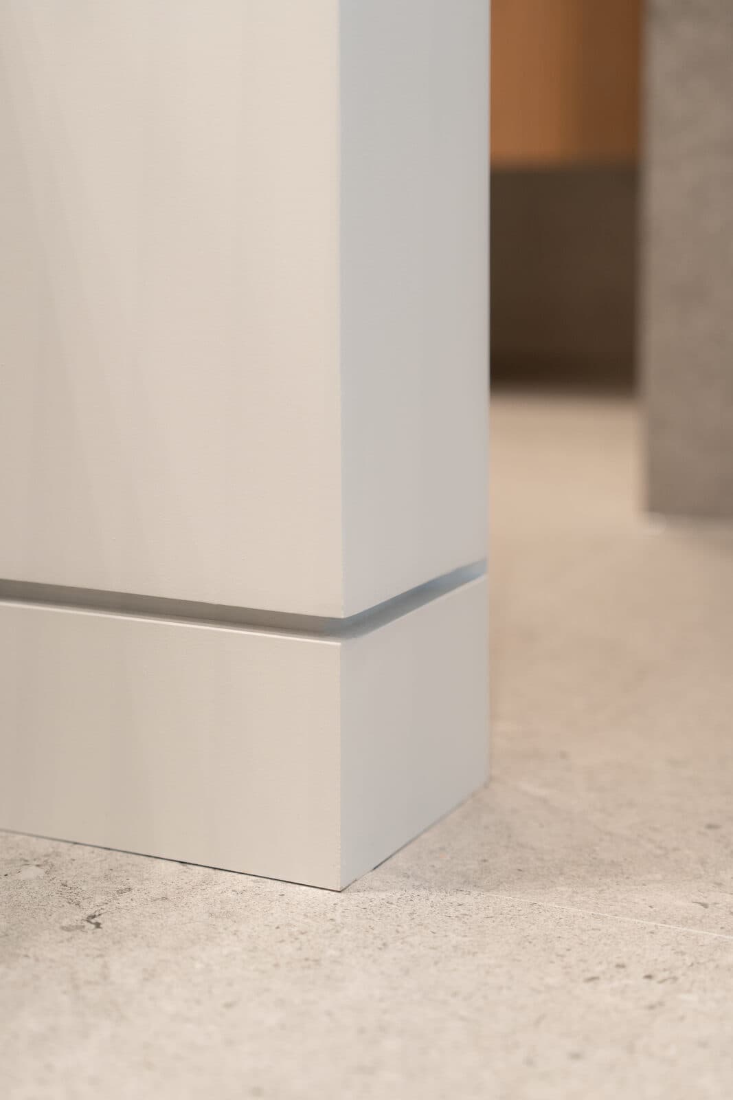 Millwork column base reveal detail